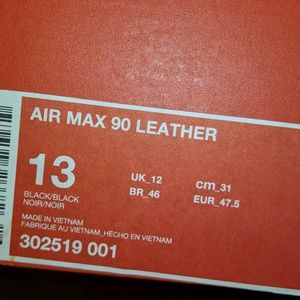 Nike Air Max 90 Black.